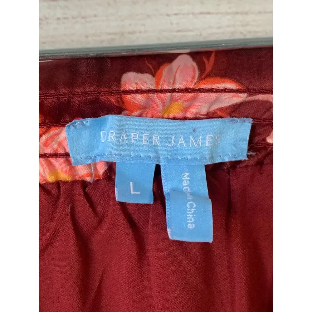 Draper James burgundy red